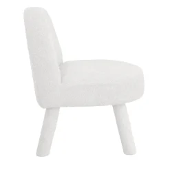 ABICA Fauteuil en tissu bouclette