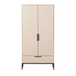 ADAM Armoire 2 portes 1 tiroir en bois