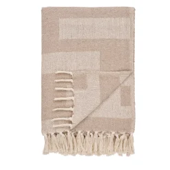 ADANA Plaid en coton mélangé 130x180cm