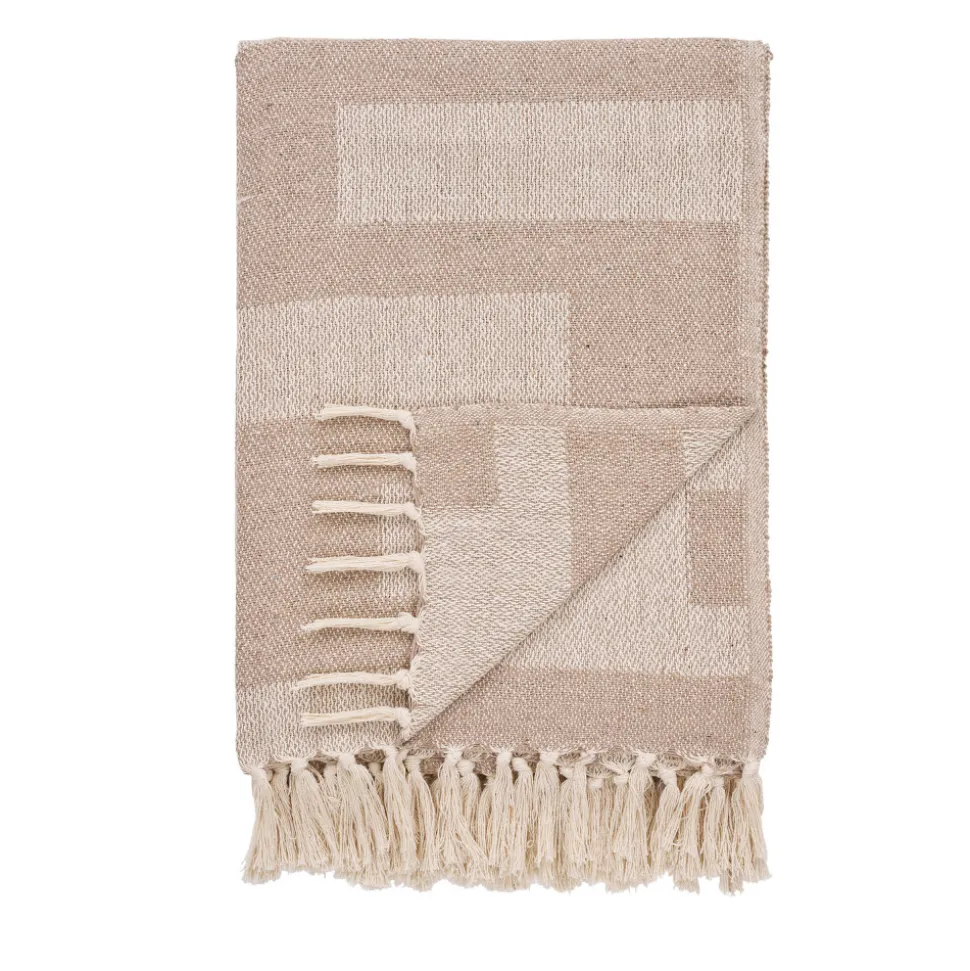 ADANA Plaid en coton mélangé 130x180cm