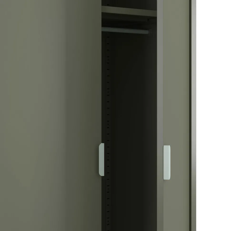 ADEL Armoire 2 portes en métal H180cm
