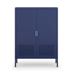 ADEL Buffet haut 2 portes en métal H110cm