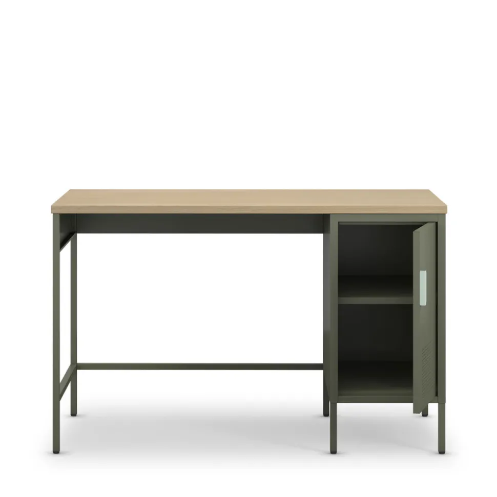 ADEL Bureau 1 porte en métal L120cm