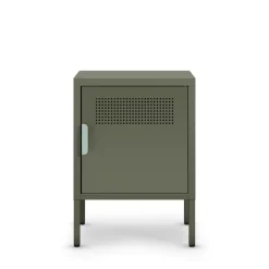 ADEL Table de chevet 1 porte en métal L40cm