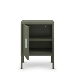ADEL Table de chevet 1 porte en métal L40cm