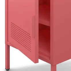 ADEL Table de chevet 1 porte en métal L40cm