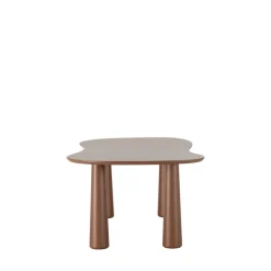 ADRINE Table à manger 8 personnes organique en bois
