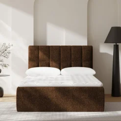 AIR NEST Lit complet compressé boxspring en tissu 140x190cm