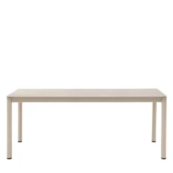 ALCUDIA Table à manger 8 personnes en céramique et métal