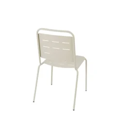 ARIA Lot de 4 chaises de jardin en métal