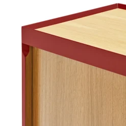 ARISTA Buffet en bois 3 portes 3 tiroirs L110cm