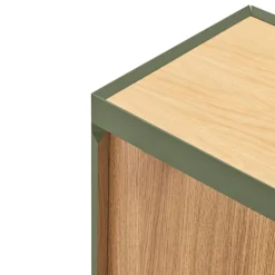 ARISTA Buffet en bois 4 portes 3 tiroirs L165cm