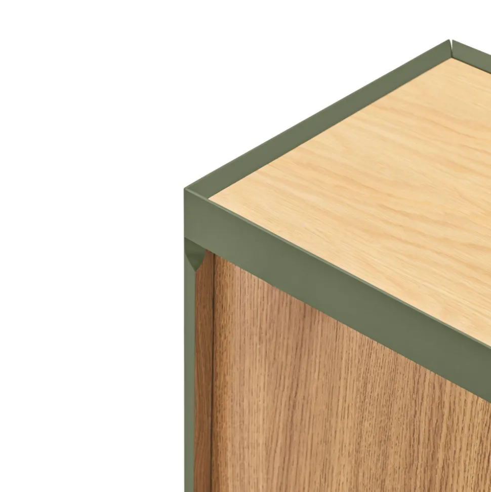 ARISTA Meuble TV en bois 1 porte 2 tiroirs L180cm