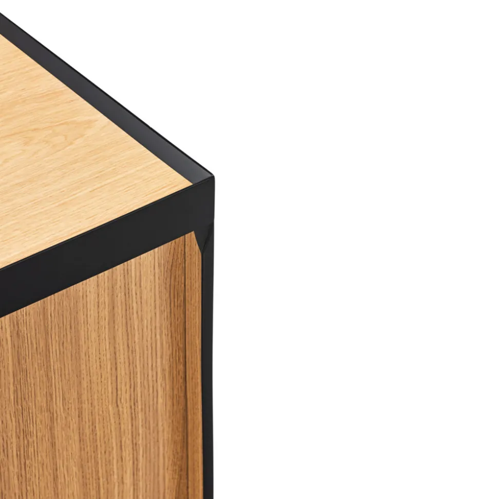 ARISTA Meuble TV en bois 1 porte 2 tiroirs L180cm