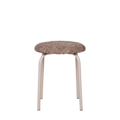 ASMARA Tabouret en tissu et métal H43cm