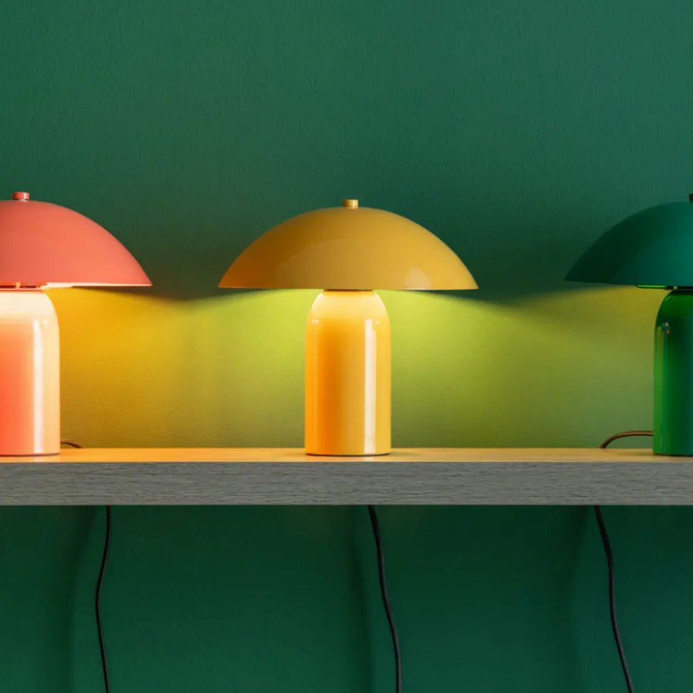 ASTUTO Lampe à poser champignon en métal