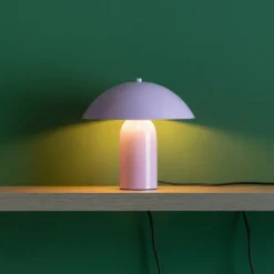ASTUTO Lampe à poser champignon en métal
