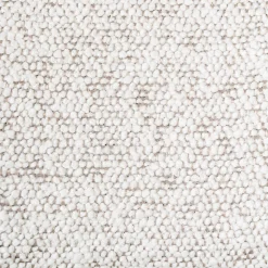 BADALONA Tabouret de bar en tissu bouclette et métal H65cm