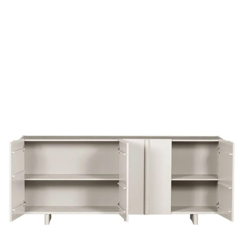 BASU Buffet 4 portes en bois L200cm