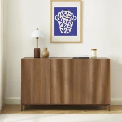 BELLY Buffet 3 portes en bois L140cm