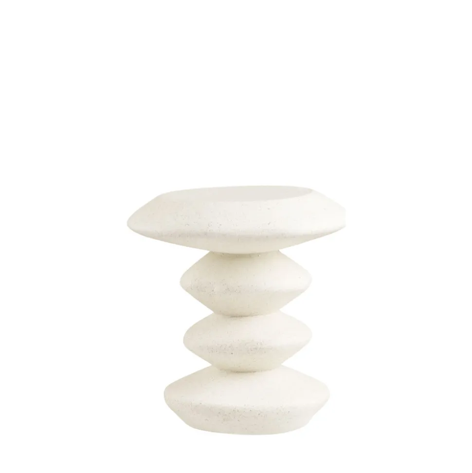 BLACKBURN Table d'appoint ronde en fibre d'argile ø36cm