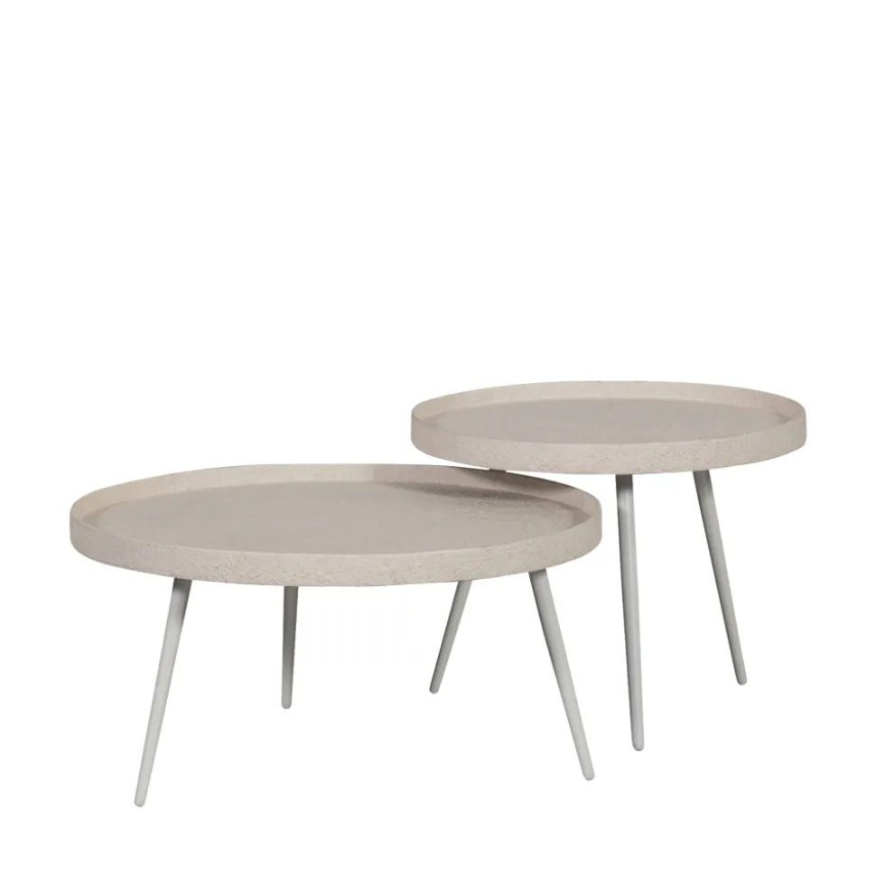 BOUNDS Table basse ronde en métal ø58cm
