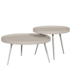 BOUNDS Table basse ronde en métal ø76cm