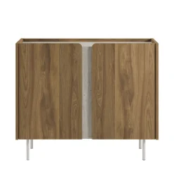 BOXY Buffet 2 portes en bois et métal L100cm