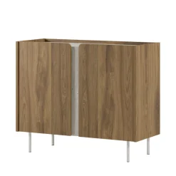 BOXY Buffet 2 portes en bois et métal L100cm