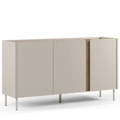 BOXY Buffet 3 portes en bois et métal L150cm