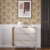 BOXY Commode 3 tiroirs en bois et métal