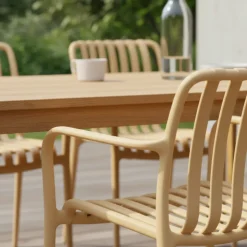 BRANO Lot de 2 fauteuils de jardin en résine