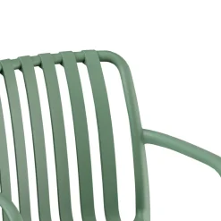 BRANO Lot de 2 fauteuils de jardin en résine