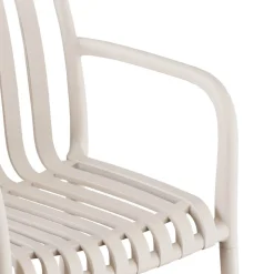 BRANO Lot de 2 fauteuils de jardin en résine