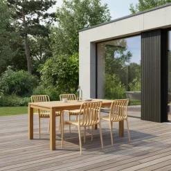 BRANO Lot de 2 fauteuils de jardin en résine