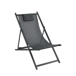 BRISA Lot de 2 chiliennes en aluminium