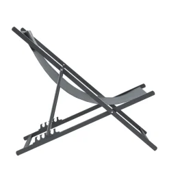 BRISA Lot de 2 chiliennes en aluminium