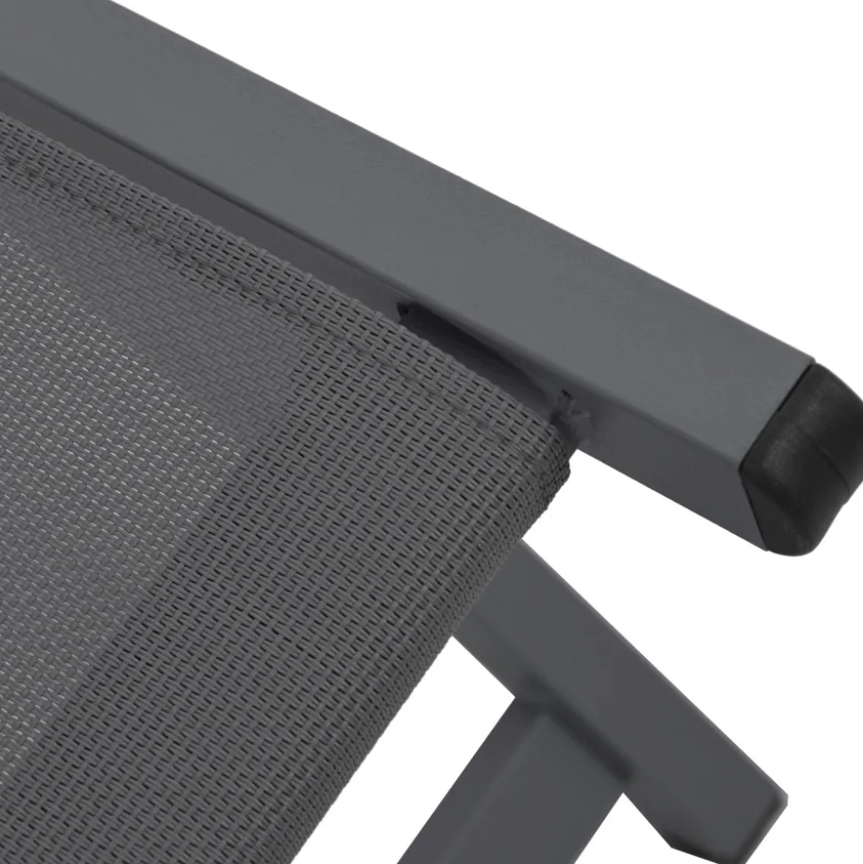 BRISA Lot de 2 chiliennes en aluminium