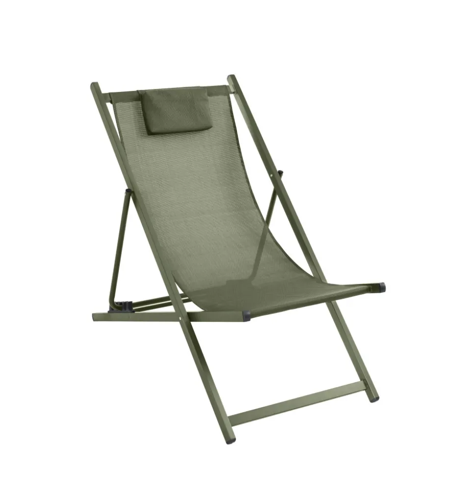 BRISA Lot de 2 chiliennes en aluminium