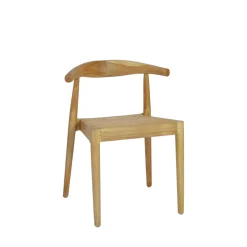 BUNGA Lot de 2 chaises en teck et cannage
