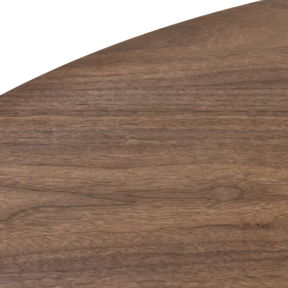 CAMI Table à manger extensible 6 à 8 personnes ovale en bois