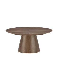 CAMI Table à manger extensible 6 à 8 personnes ovale en bois