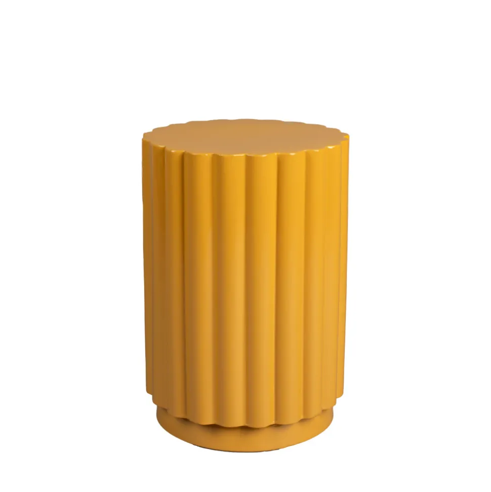 CAMILA Table d'appoint ronde en métal ø32cm