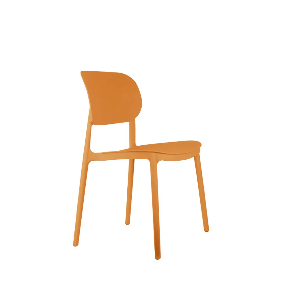 CHEER Lot de 2 chaises en plastique
