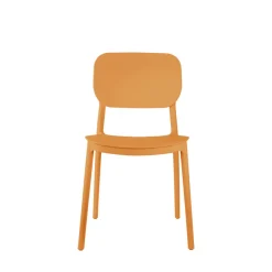 CHEER Lot de 2 chaises en plastique