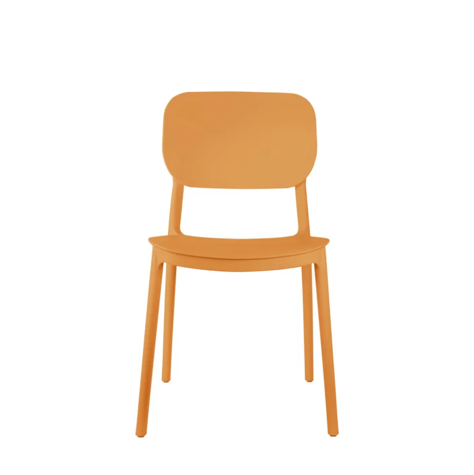 CHEER Lot de 2 chaises en plastique