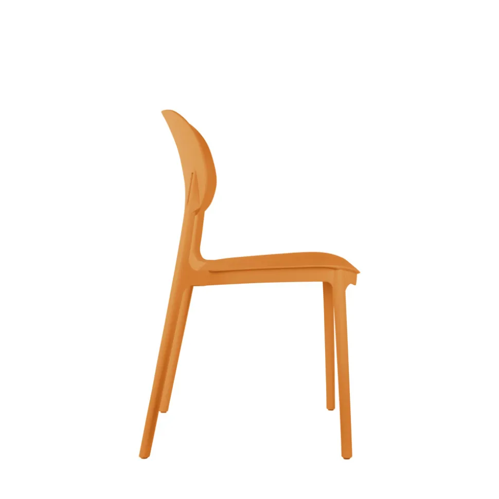 CHEER Lot de 2 chaises en plastique