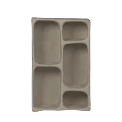 CLAY Étagère murale en papier mâché 5 niches