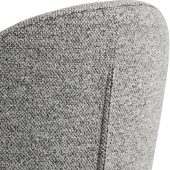 COLOBURA Tabouret de bar réglable en tissu et métal H55-80cm