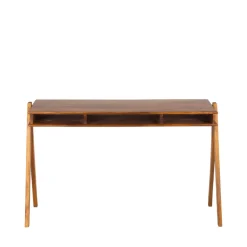 COMPARTMENT Bureau en bois 3 niches L120cm